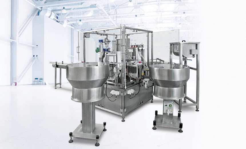 Sambax Fill and Cap machine for Vials Shemesh Automation